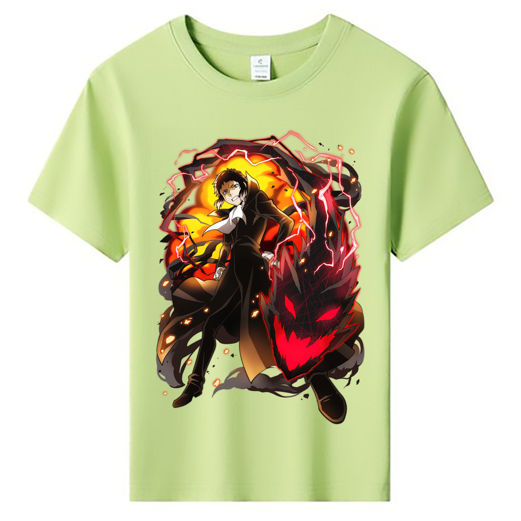 （画像用） 文豪ストレイドッグス Bungo Stray Dogs 綿100％キッズTシャツ（フロントプリント）